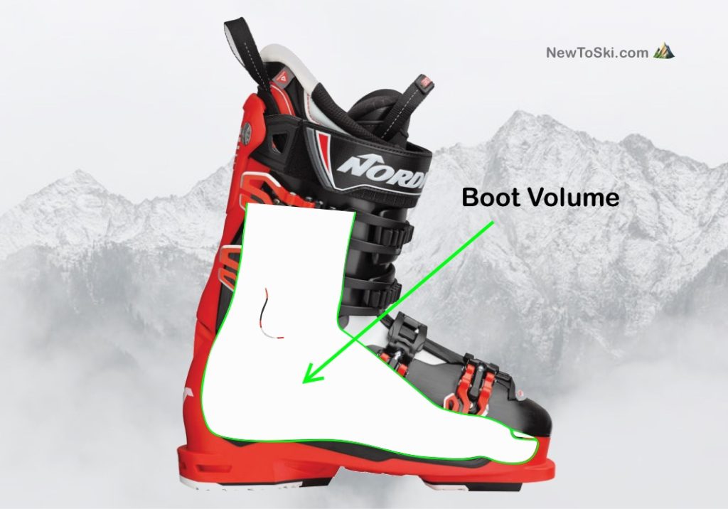ski boot volume