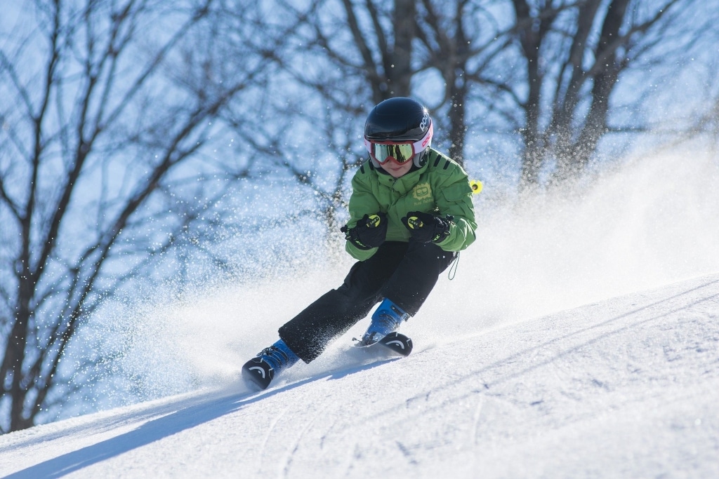 kid parallel ski