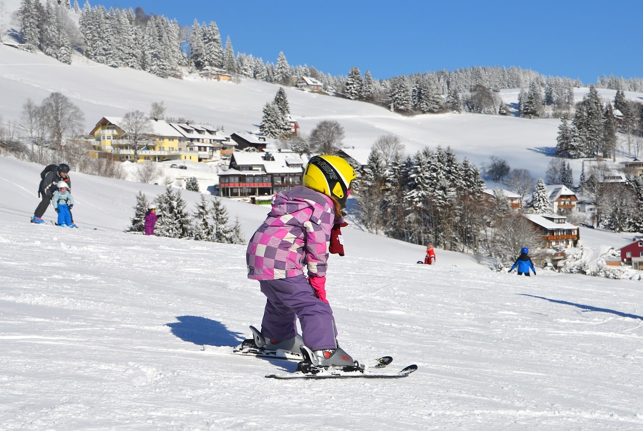 children ski