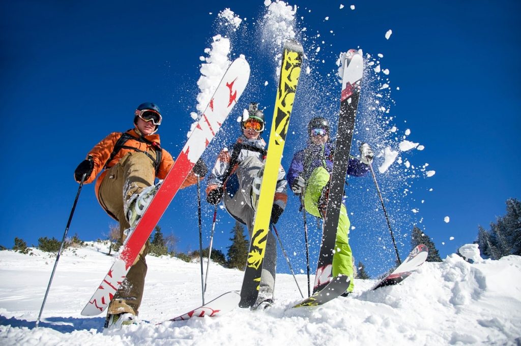 Skiing with Friends