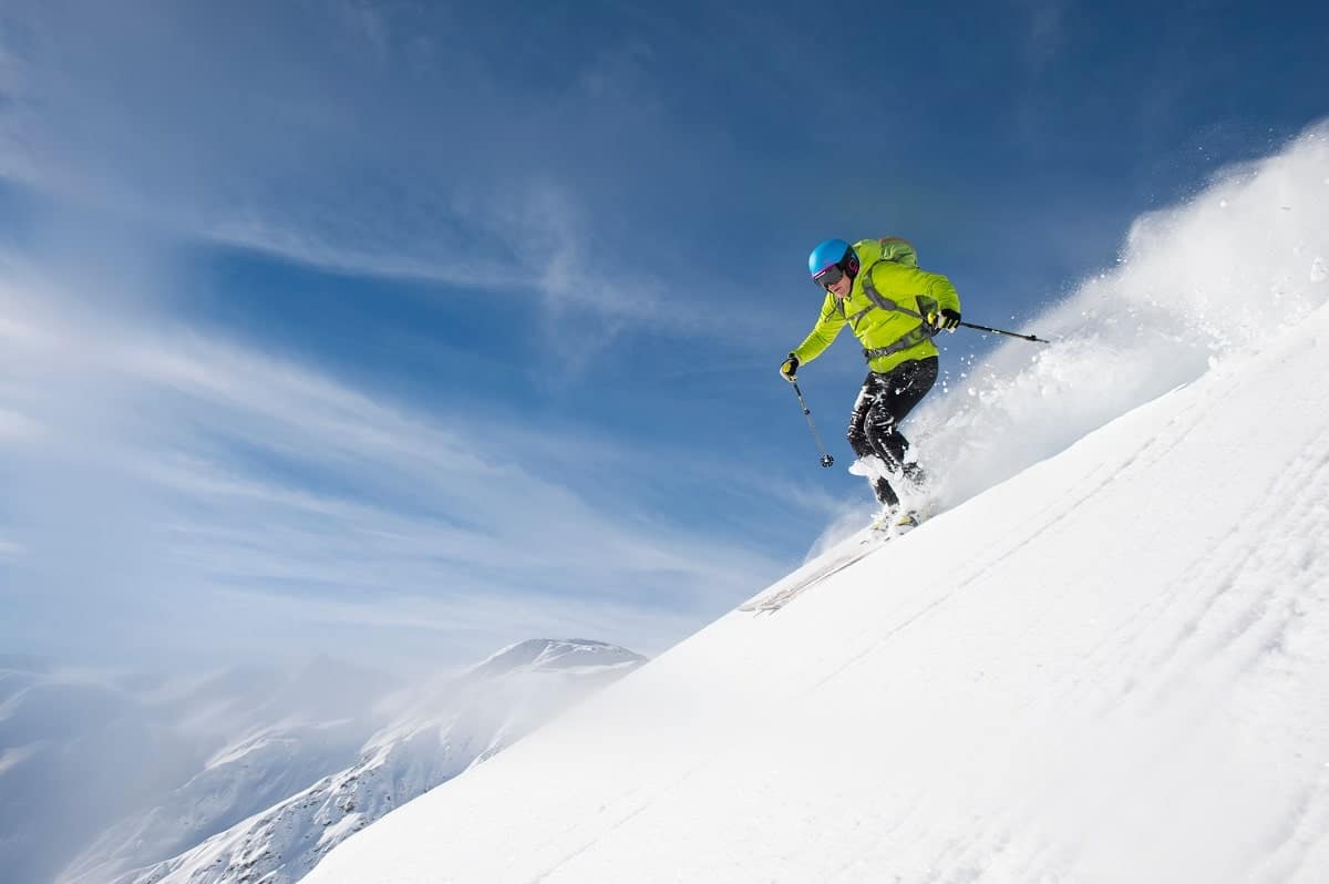 Solo Skiing