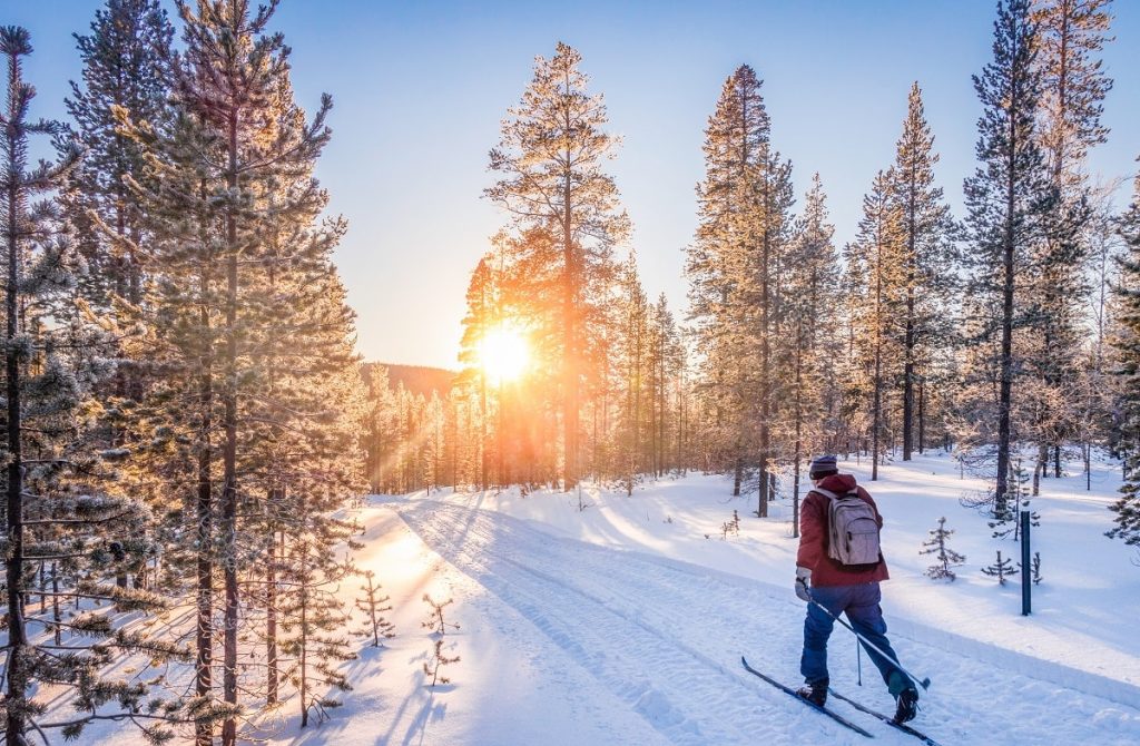 cross country skiing